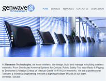 Tablet Screenshot of genwave.com